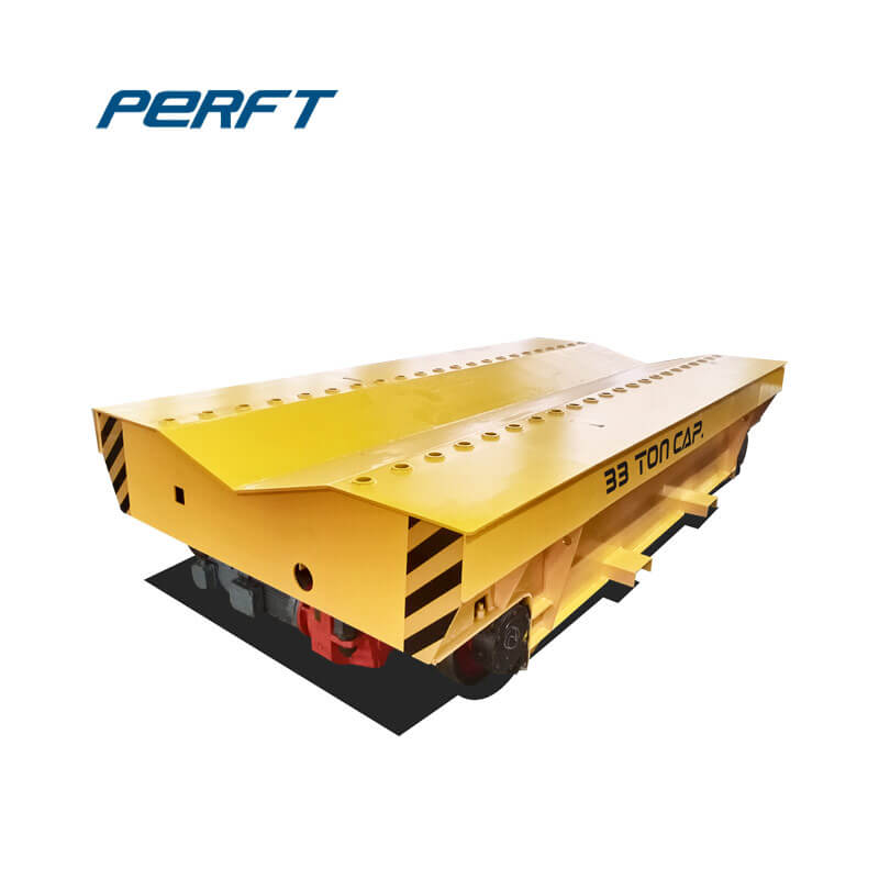 Heavy Duty Metal Plate Battery Transfer Rail Slab Slag Pot Cart